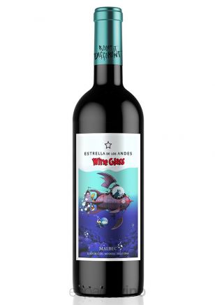 Estrella de los Andes Wine Glass Malbec