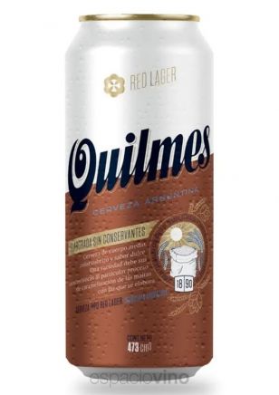 Quilmes Red Lager Cerveza Lata 473 ml