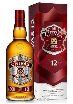 Chivas Regal 12 Años Whisky 1 Litro