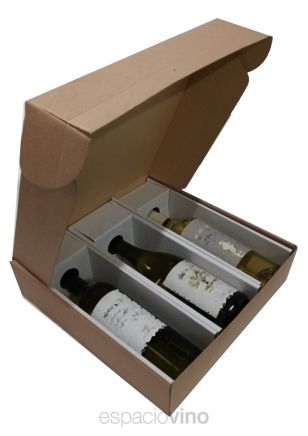 Caja de Cartón vacía para 3 Vinos