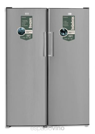 Heladera + Freezer Vondom - Acero 580 Litros