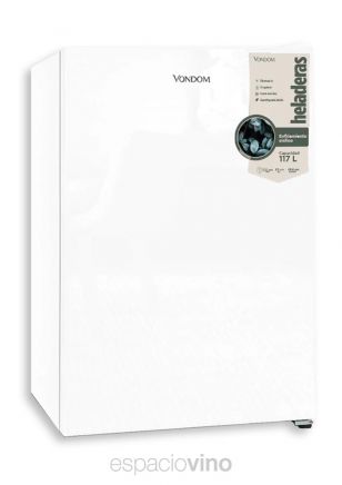 Heladera Bajo Mesada con Congelador Vondom - Blanca 117 Litros