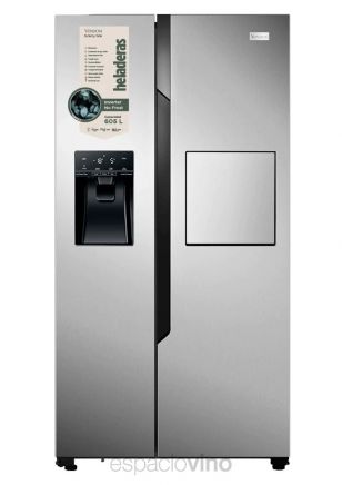 Heladera Side By Side Inverter con Freezer No Frost Vondom - Acero 605 Litros