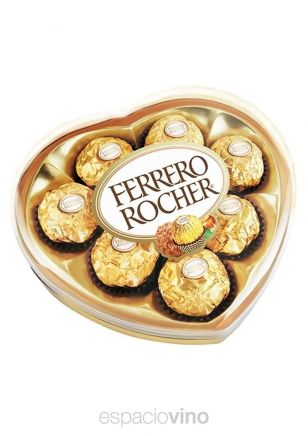 Ferrero Rocher Bombones de Chocolate Caja Corazón x8