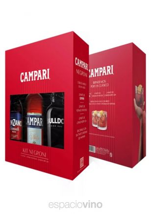 Estuche Kit Negroni x3