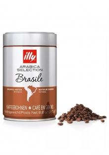 Café Illy en Grano Arabica Selection Brasil Lata 250 gr