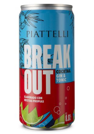 Piattelli Breakout Cocktail Gin Tonic Lata 269 ml