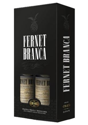 Estuche Fernet Branca 750 ml x2