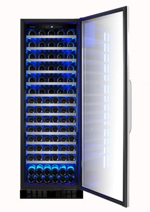 Cava de Vino Winefroz 138 Botellas WMN165S Black Inox