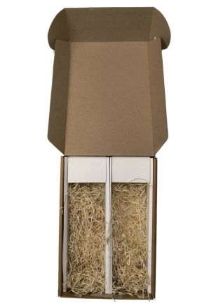 Caja de Cartón vacía para 2 Vinos