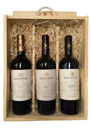 Estuche de Madera Salentein Reserva x3