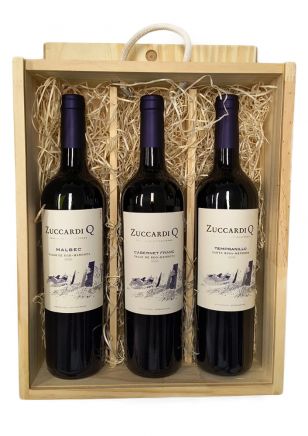 Estuche de Madera Zuccardi Q x3