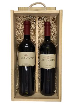 Estuche de Madera Angelica Zapata x2