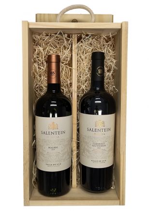 Estuche de Madera Salentein Reserva x2