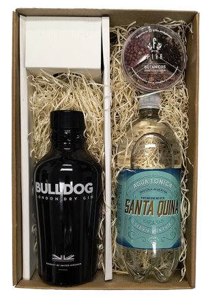 Estuche Bulldog Gin Tonic + Botánicos