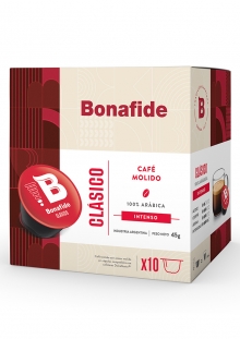 Bonafide Cápsulas de Café Clásico Compatibles Dolce Gusto x10 unidades