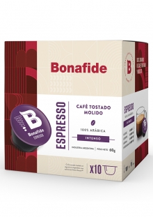 Bonafide Cápsulas de Café Espresso Compatibles Dolce Gusto x10 unidades