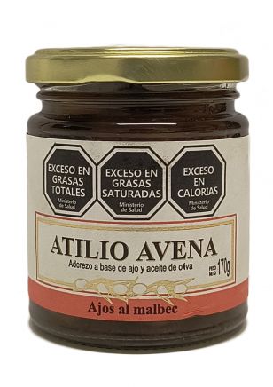 Atilio Avena Pasta de Ajo al Malbec 170 grs