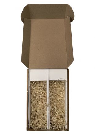 Caja de Cartón vacía para 2 Vinos