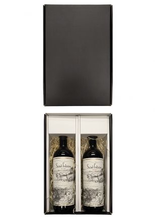 Estuche Saint Felicien Malbec x2 Negro