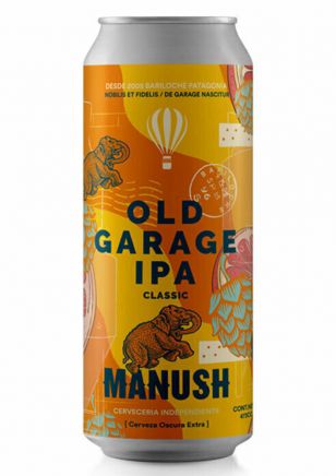 Manush Old Garage Ipa Cerveza Lata 473 ml