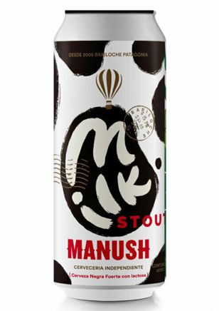 Manush Milk Stout Cerveza Lata 473 ml