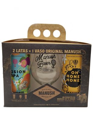 Box Cerveza Manush Session Ipa + Milk Stout + Copa