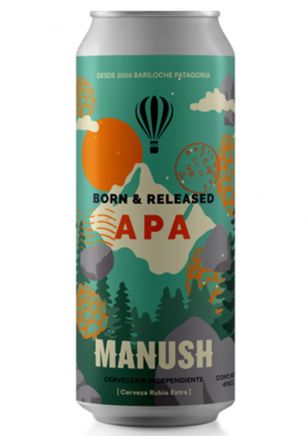 Manush Born Released APA Cerveza Lata 473 ml