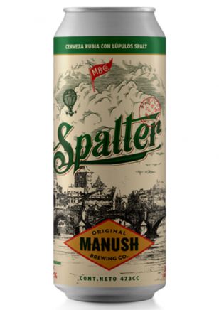 Manush Spalter Cerveza Lata 473 ml