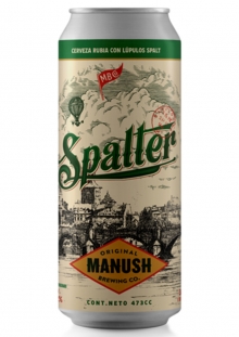 Manush Spalter Cerveza Lata 473 ml