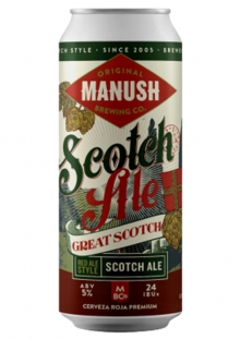 Manush Scotch Ale Cerveza Lata 473 ml