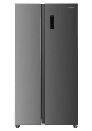 Heladera Side By Side Inverter con Freezer No Frost Vondom - Acero Negro 631 Litros