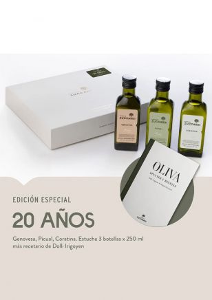 Familia Zuccardi Aceite de Oliva 3 x 250 ml + Recetas Dolli Irigoyen