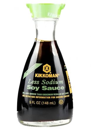 Kikkoman Salsa de Soja Bajo Sodio para Mesa 148 ml