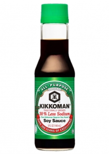 Kikkoman Salsa de Soja Bajo Sodio 148 ml