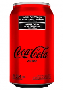 Coca Cola Zero Gaseosa Lata 354 ml