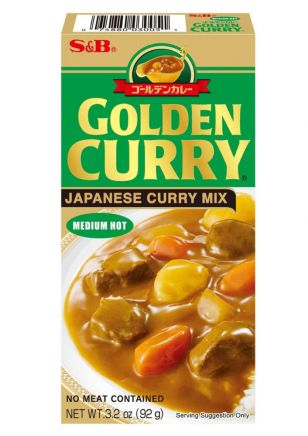 S&B Golden Curry Mild Medium Hot 92 gr