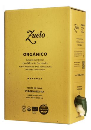Zuelo Orgánico Aceite de Oliva Extra Virgen Bag in Box 2 Litros