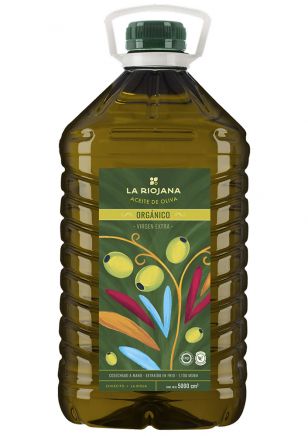 La Riojana Orgánico Aceite de Oliva Extra Virgen 5 Litros