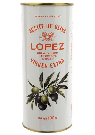 López Aceite de Oliva Extra Virgen Lata 1 Litro