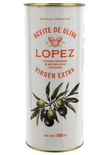 López Aceite de Oliva Extra Virgen Lata 1 Litro