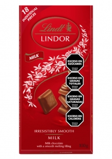Lindt Lindor Tableta Milk Chocolate 100gr