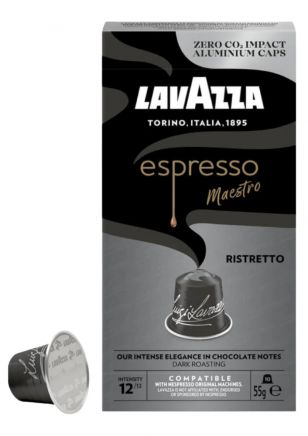 Lavazza Cápsulas de Café Espresso Maestro Ristretto x10