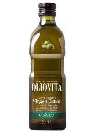 Oliovita Aceite de Oliva Extra Virgen Clásico Pet 500 ml