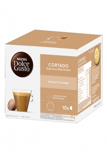 Nescafé Dolce Gusto Cápsulas de Café Cortado x10 unidades