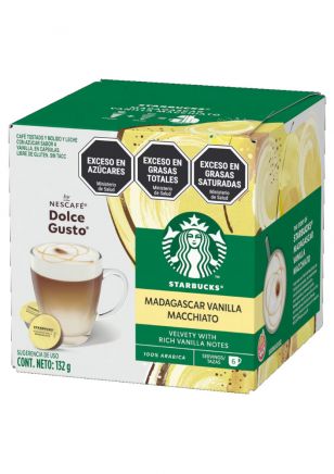 Nescafé Dolce Gusto Cápsulas de Café Starbucks Vainilla Macchiato x12 unidades