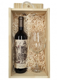 Estuche de Madera Catena Zapata Malbec Argentino + Copa