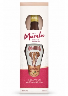 Amarula Licor 750 ml + 1 Vaso