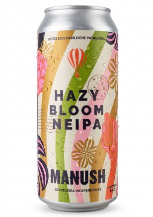 Manush Hazy Bloom NEIPA Cerveza Lata 473 ml