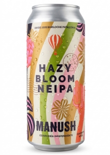 Manush Hazy Bloom NEIPA Cerveza Lata 473 ml